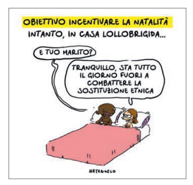 La vignetta del “Fatto Quotidiano” che ha fatto infuriare la Meloni.