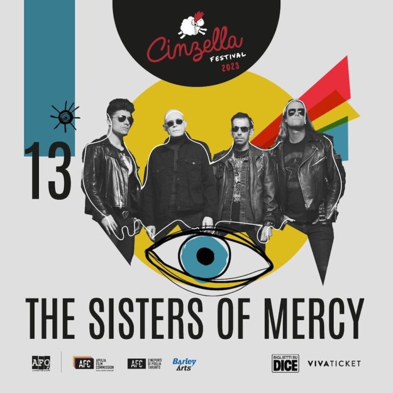 The Sisters of Mercy in concerto stasera a Grottaglie (Ta), Cinzella Festival.