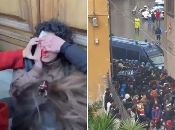 Per Meloni e Piantedosi il passo dallo Stato sociale allo Stato di polizia è molto breve. Il manganel pisano antipalestinese.