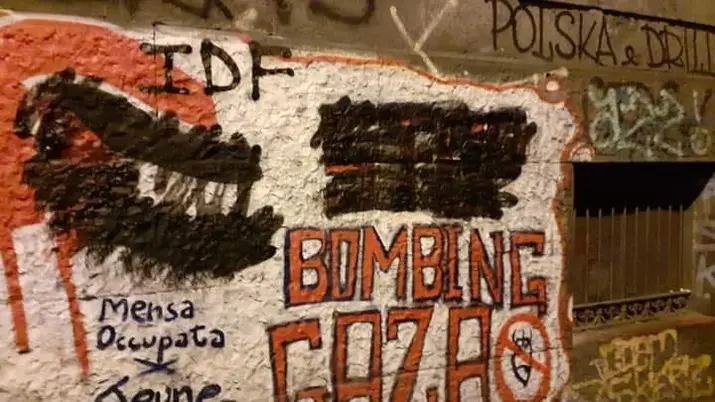 Mamma Rai: scontri anche alla sede di Bologna per il diritto di informazione. Giovani Palestinesi d’Italia ottengono lettura comunicato.