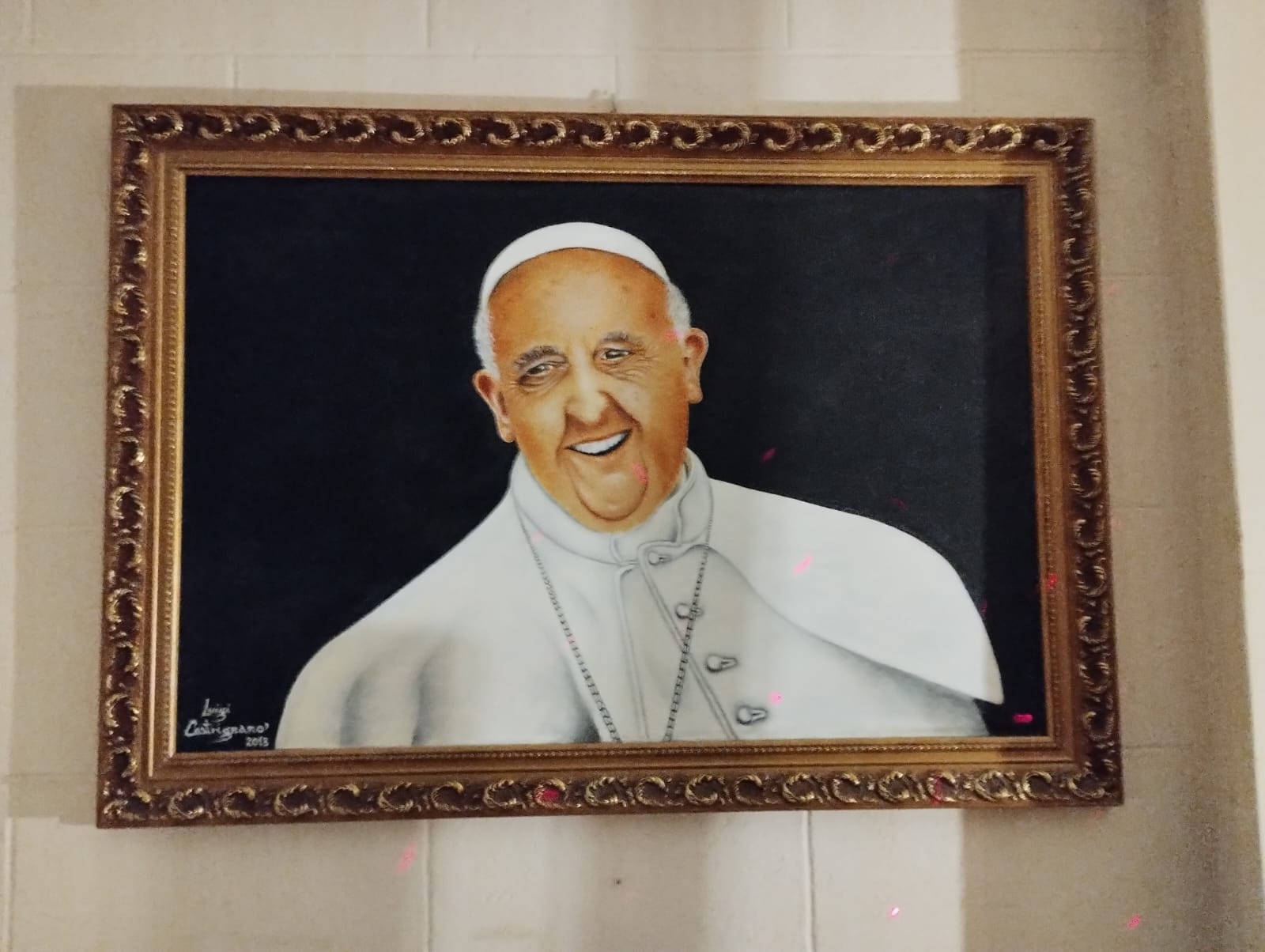 Inaugurazione oggi della mostra pittorica di Luigi Castrignanò a Melendugno al Nuovo Cinema Paradiso.