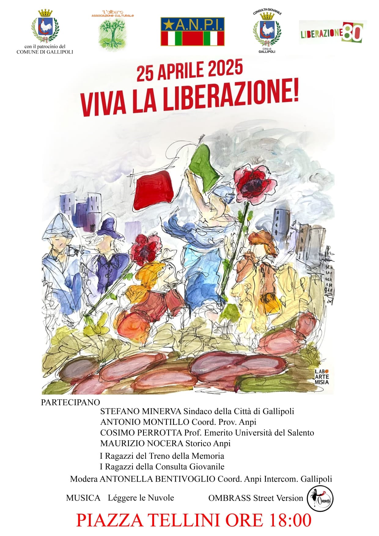 Il 25 aprile e la Liberazione dell’Italia dal nazifascismo.