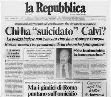 La morte di Roberto Calvi: il mistero del “banchiere di Dio”