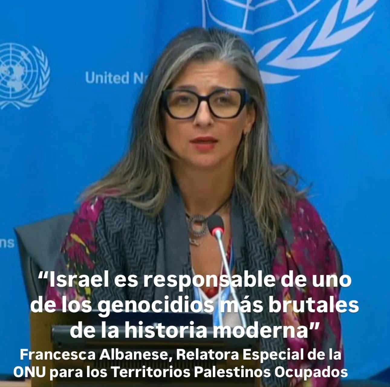 Le sanzioni degli Stati Uniti contro la relatrice speciale dell’ONU per i territori palestinesi occupati Francesca Albanese. Rubio la accusa, come al solito, di “antisemitismo”…