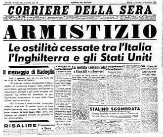 L’Armistizio di Cassibile: il punto di svolta del 1943