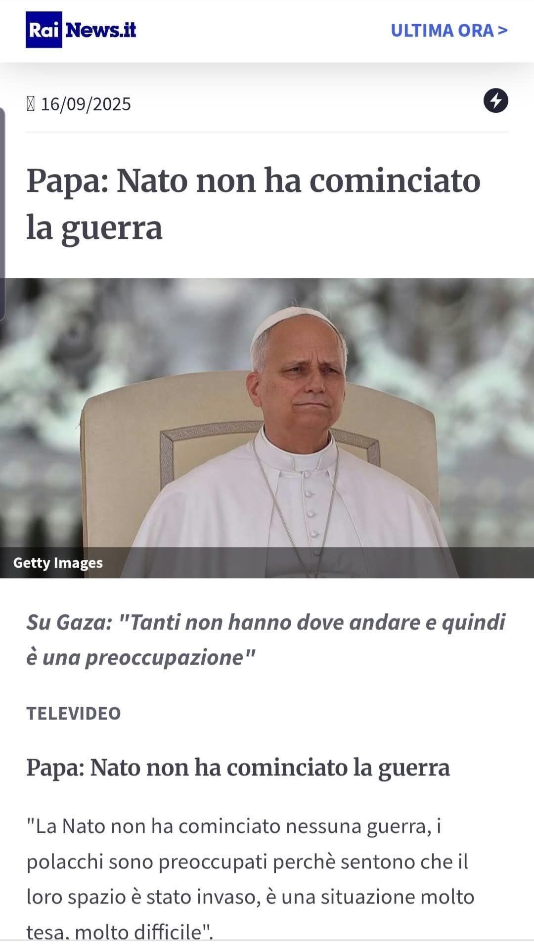 IL PAPA AMERIKANO