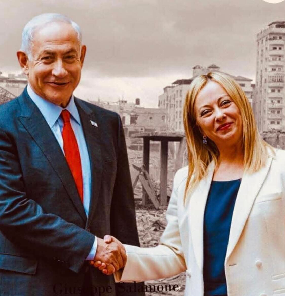 MELONI TAJANI CROSETTO CINGOLANI …E LA COMPLICITÀ IN GENOCIDIO…