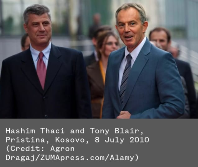 Quando Tony Blair accettò di sostenere i “terroristi” kosovari, la Gran Bretagna colluse con una milizia nella guerra del Kosovo, i cui leader ora devono affrontare accuse di crimini di guerra all’Aia. I funzionari britannici saranno mai chiamati a rispondere delle loro azioni? Le rivelazioni di Uk Classified