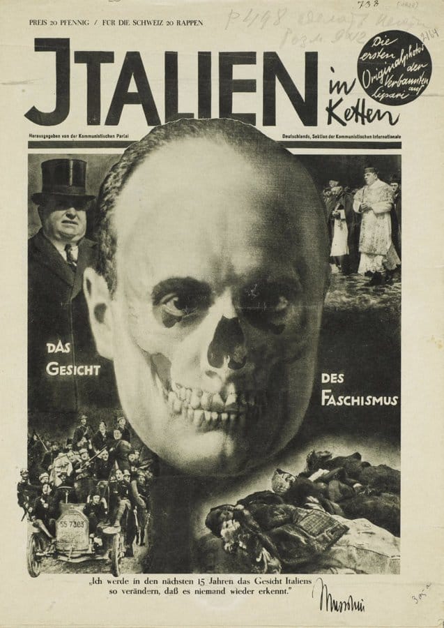 Propagandopolis:”Il volto del fascismo” – Opuscolo antifascista tedesco (1928)