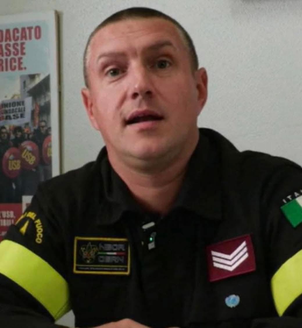 Vigile del fuoco sindacalista USB a rischio provvedimento disciplinare per aver manifestato per Gaza