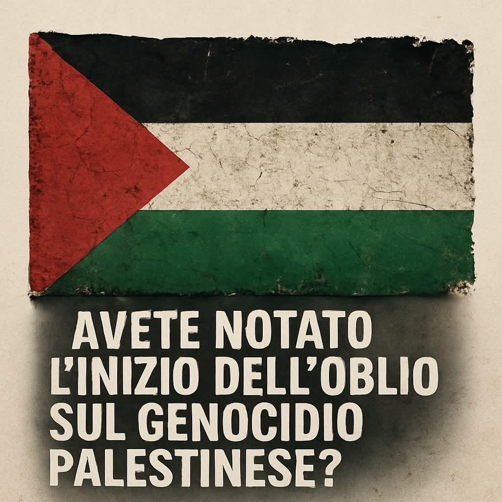 LA RIMOZIONE DEL GENOCIDIO PALESTINESE DOPO IL CESSATE-IL-FUOCO, COME PREVEDIBILE.