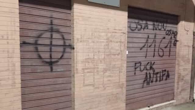 ATTACCO NEOFASCISTA A LECCE ALLA CASA DEL POPOLO “SILVIA PICCI”, SEDE DI POTERE AL POPOLO