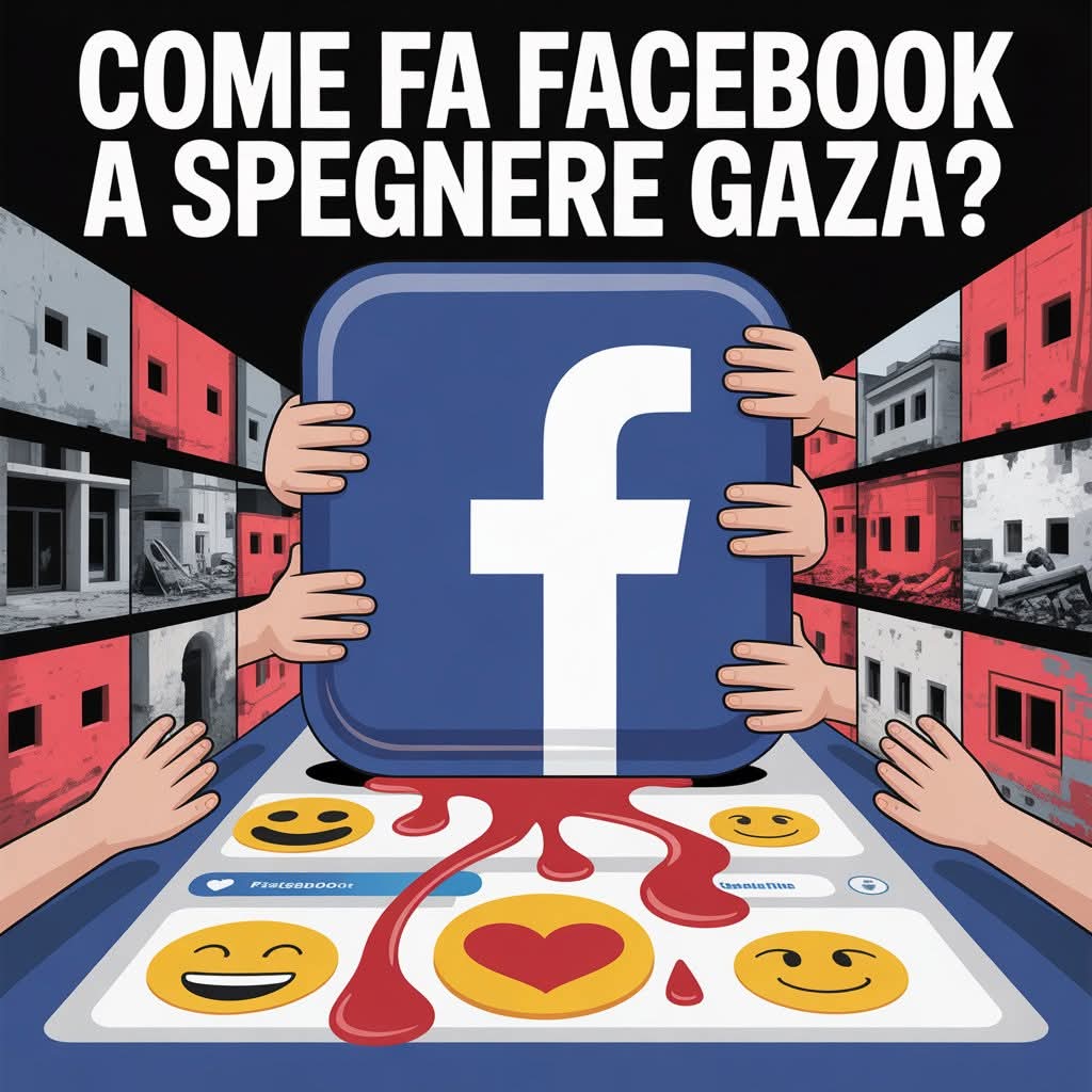 COME FA FACEBOOK A SPEGNERE GAZA? COLONIALISMO DIGITALE
