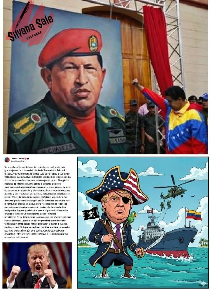 𝗜𝗹 𝗱𝗲𝗹𝗶𝗿𝗶𝗼 𝗱𝗶 𝗽𝗼𝘁𝗲𝗿𝗲 𝗱𝗶 𝗧𝗿𝘂𝗺𝗽 𝗰𝗵𝗲 𝗮𝘁𝘁𝗮𝗰𝗰𝗮 𝗶𝗹 𝗩𝗲𝗻𝗲𝘇𝘂𝗲𝗹𝗮 𝘁𝗿𝗮 𝗳𝗮𝗹𝘀𝗶𝘁à 𝗲 𝗺𝗶𝗻𝗮𝗰𝗰𝗲.