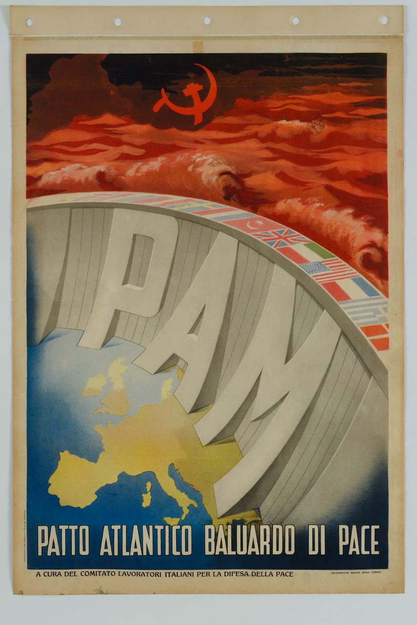 Propagandopolis: Patto Atlantico baluardo di pace (manifesto italiano 1951-55)