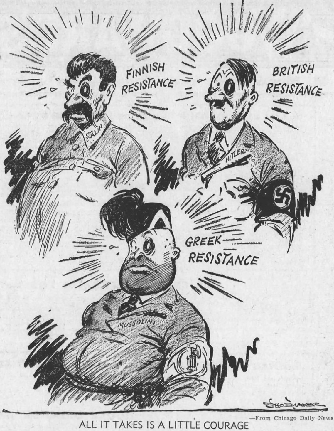 Propagandopolis/”Basta un po’ di coraggio” (Usa 1940)