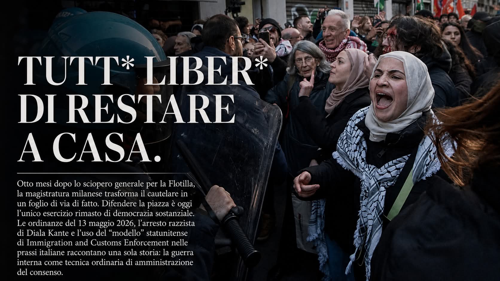 TUTT* LIBER* DI RESTARE A CASA
