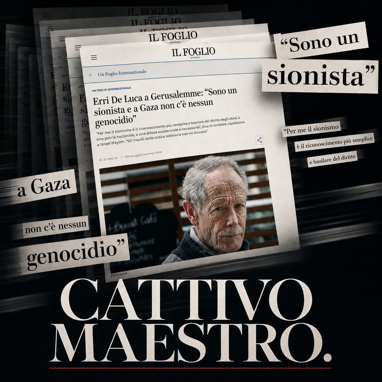 “CATTIVO MAESTRO”. Il “muro di ferro” di Erri