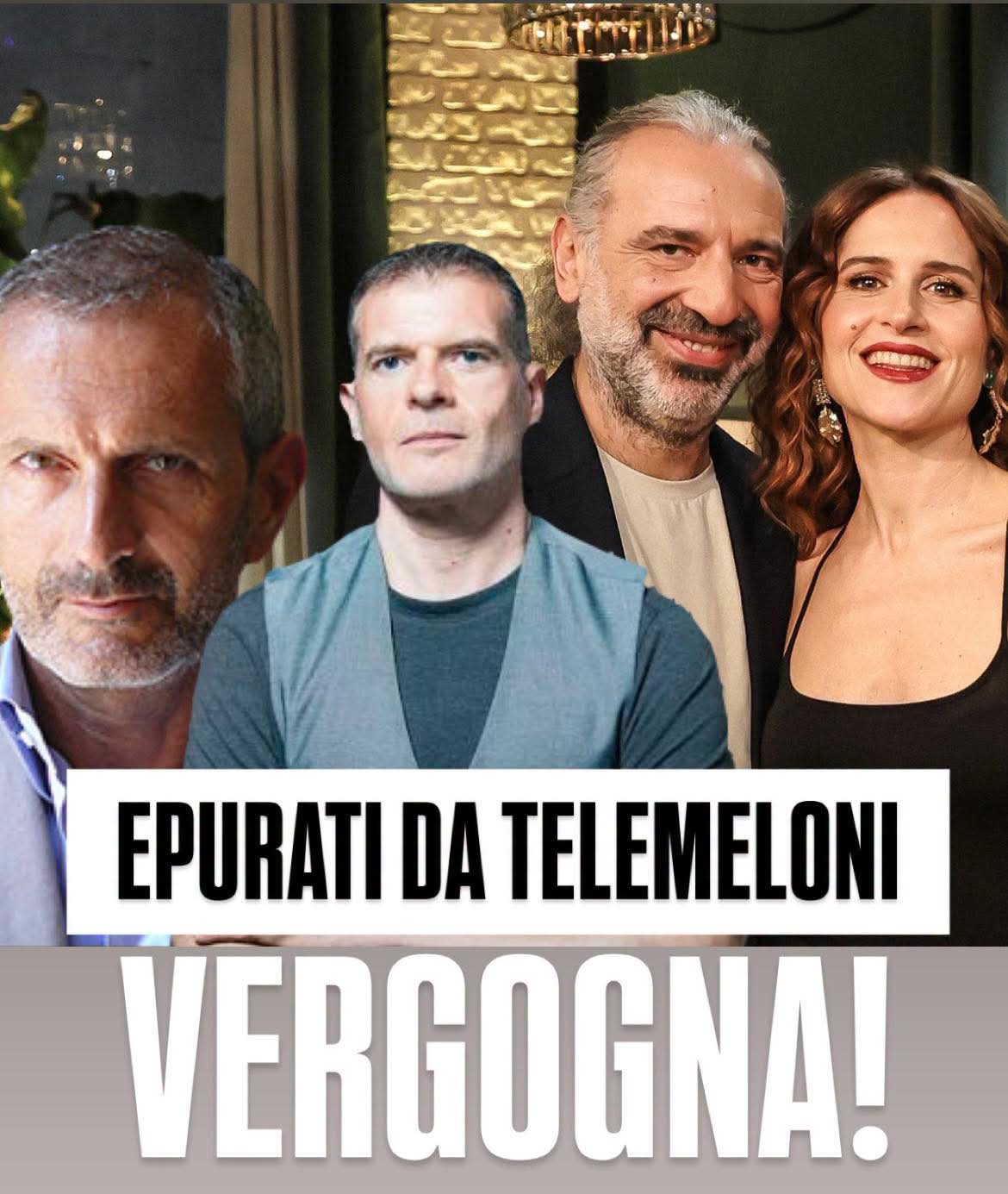 TeleMeloni colpisce ancora: fuori Massini, Carofiglio e Bollani. Forse anche la Sciarelli