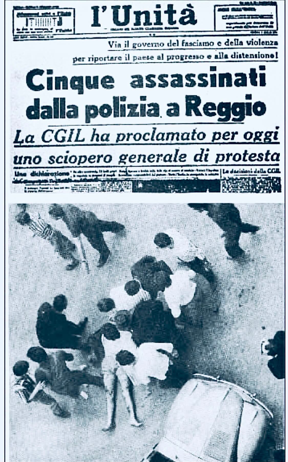 I MORTI DI REGGIO EMILIA 7 luglio 1960