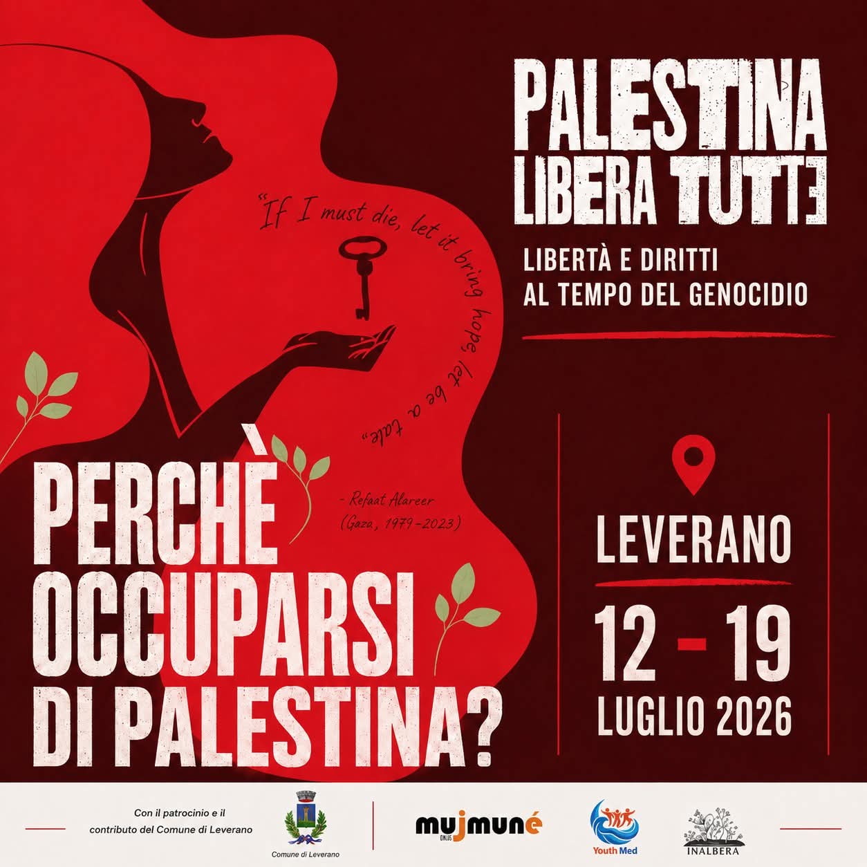 A Leverano in corso il Festival Palestina Libera Tuttə