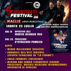 Serata conclusiva a Maglie per il Sinistrati Festival 2026