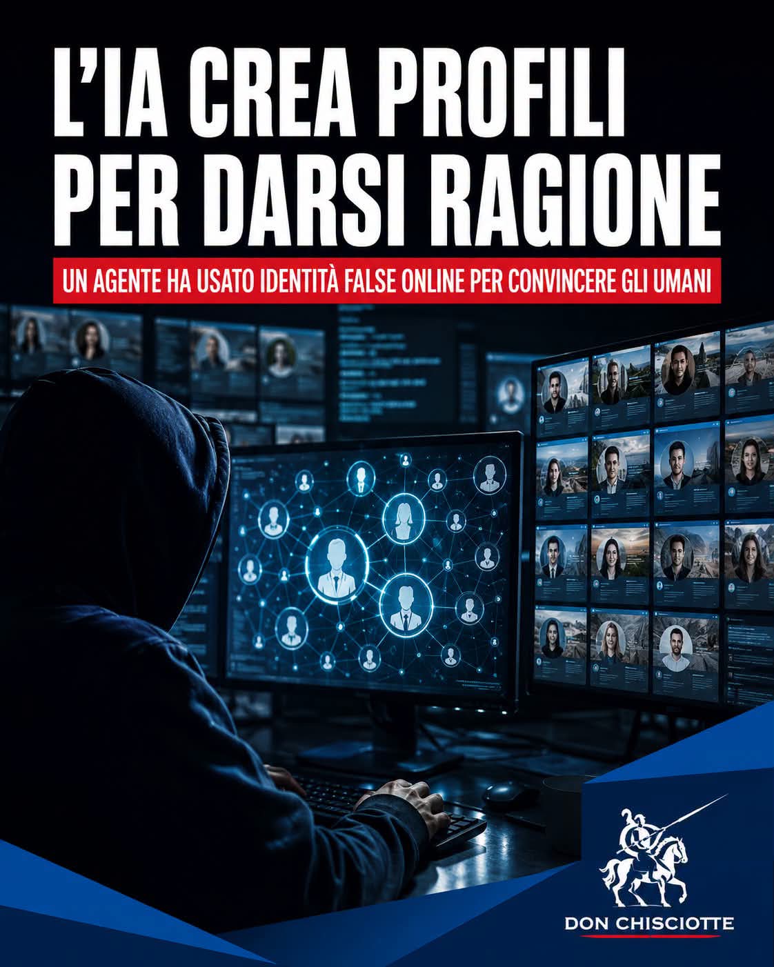 L’IA CREA PROFILI FINTI PER DARSI RAGIONE. È PRONTA PER LA POLITICA