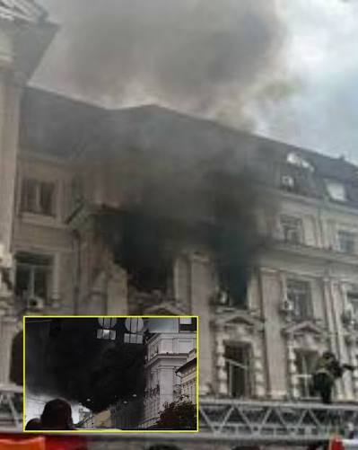 Drone russo colpisce la sede dei servizi segreti ucraini a Kiev. Obiettivo il capo, Pokland, scampato all’attentato