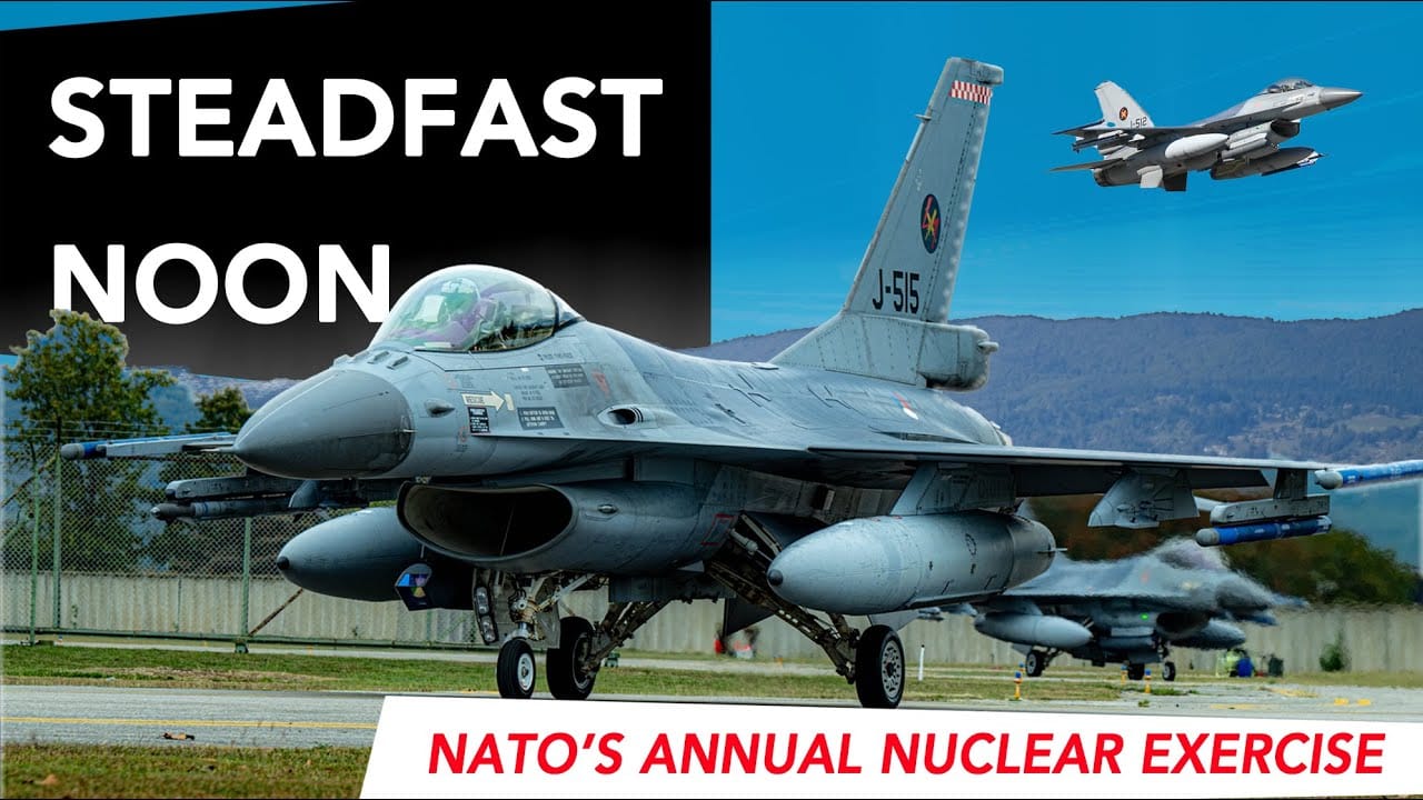 Anche l’Italia parteciperà all’esercitazione militare nucleare della Nato “Steadfast Noon”
