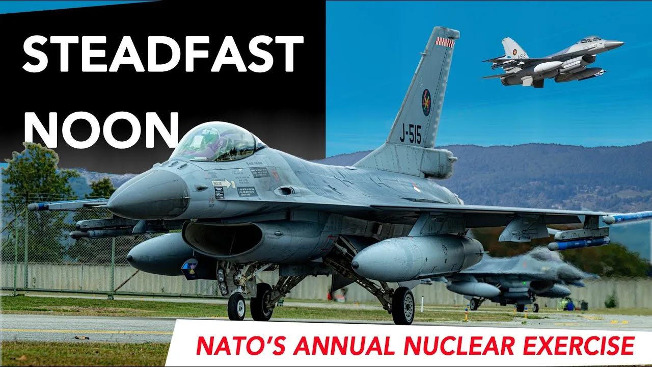 Anche l’Italia parteciperà all’esercitazione militare nucleare della Nato “Steadfast Noon”