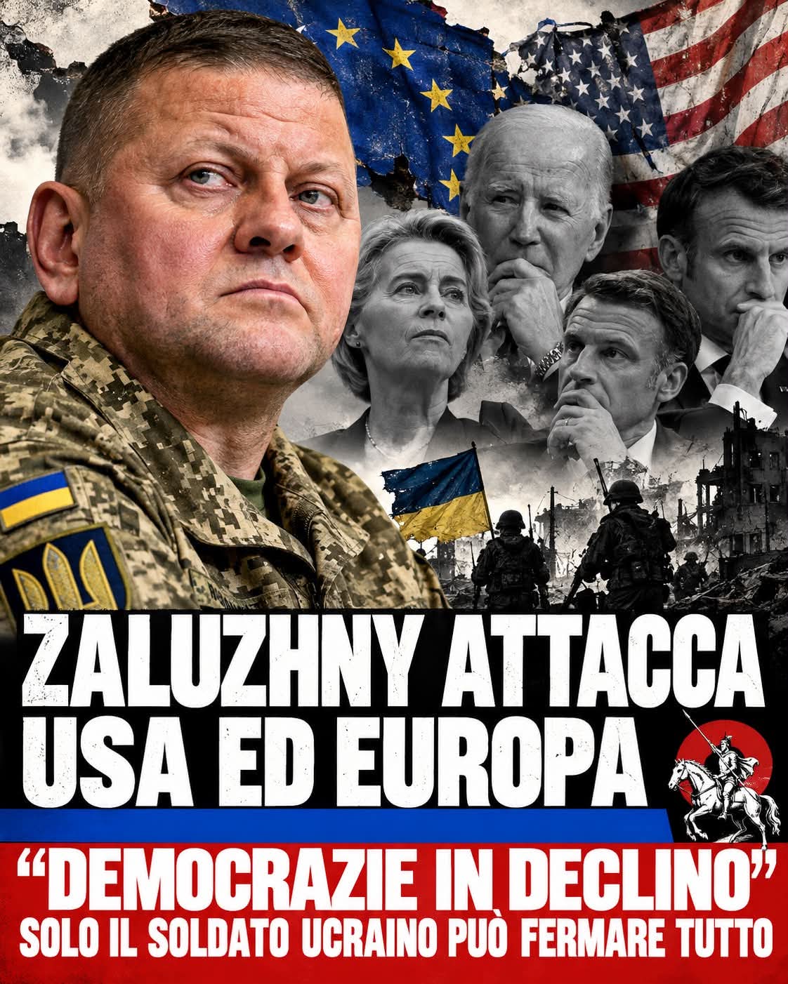 ZALUZHNY SCOPRE LE “DEMOCRAZIE IN DECLINO”
